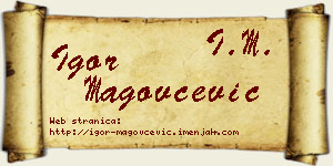 Igor Magovčević vizit kartica
